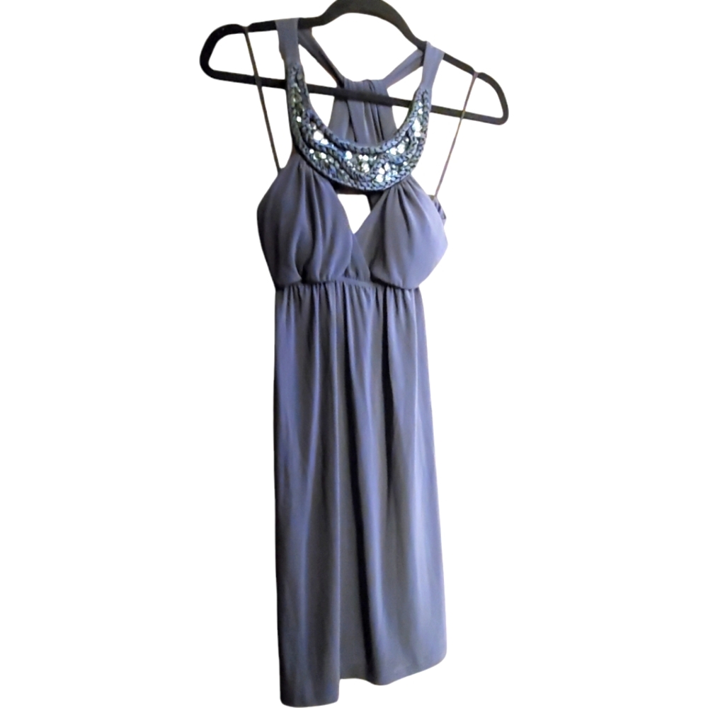Rue21 dark gray mini dress 👗 fits women's size small or medium 4-6